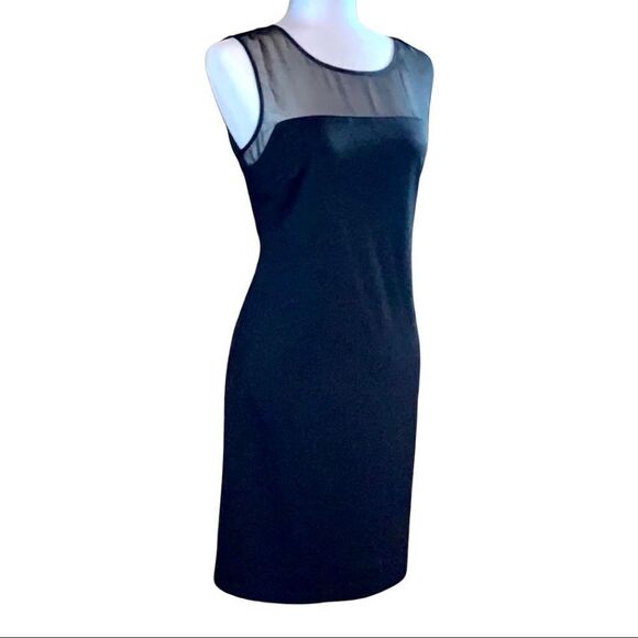 NWT Tribal Femme Black Dress Sheer Upper Sleeveless women’s Sz S - Picture 1 of 8